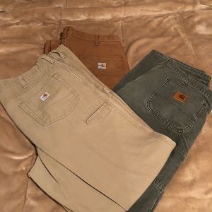 Carhartt men’s work pants bundle